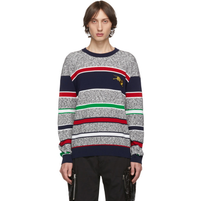 Photo: Kenzo Grey Jumping Tiger Crest Sweater