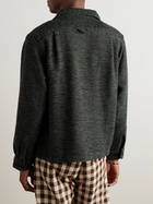 Corridor - Jacquard-Knit Cotton-Blend Overshirt - Green
