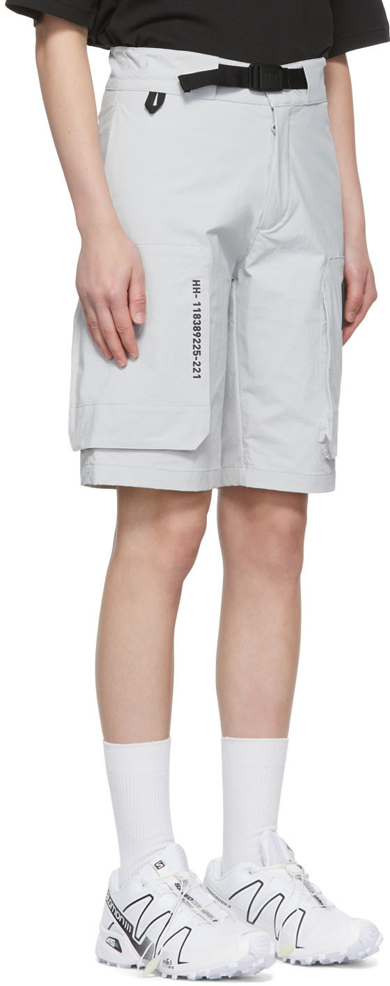 HH-118389225 Gray Nylon Shorts