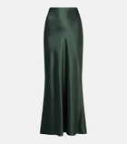 The Sei Silk satin maxi skirt