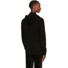 Alexander McQueen Black Cashmere Zip-Up Hoodie