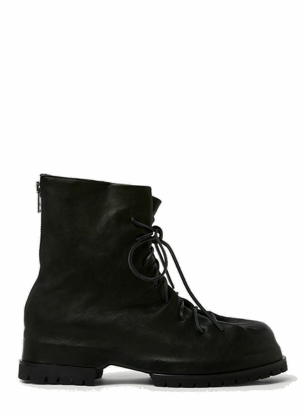Photo: Lace Up Boots in Black