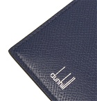 Dunhill - Cadogan Full-Grain Leather Zip-Around Cardholder - Navy