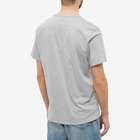 Calvin Klein Men's Arch Logo T-Shirt in Grey Heather/Lake Crest Blue