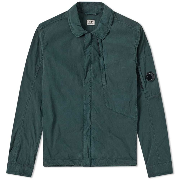 Photo: C.P. Company Goggle Zip Shirt Green