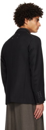 Maison Margiela Black Single-Breasted Blazer