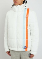 AN-Y1 Riski Logo-embroidered Padded Shell Jacket White