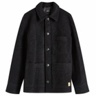 A.P.C. Men's Emile Wool Chore Jacket in Black