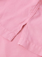 Officine Générale - Eren Camp-Collar Lyocell Shirt - Pink