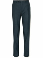 Canali - Houndstooth Wool Suit Trousers - Blue