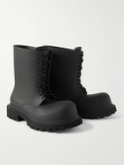 Balenciaga - EVA Lace-Up Boots - Black