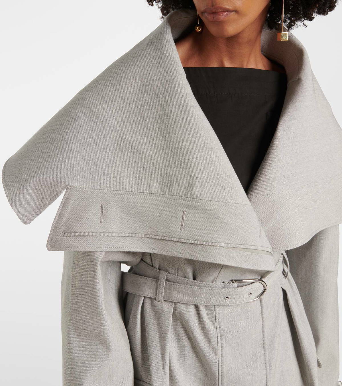 Jacquemus Le Trench Caruso oversized trench coat