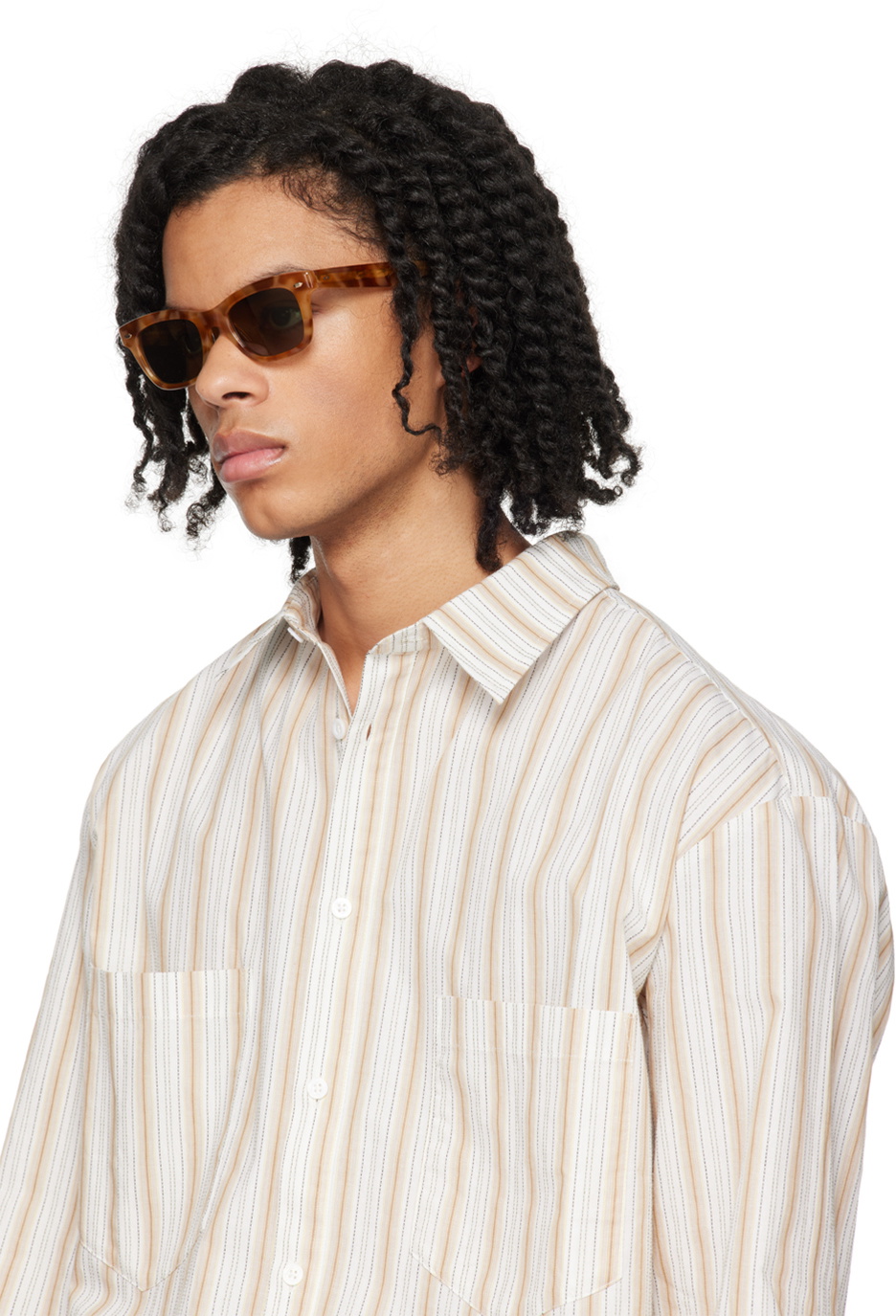 Garrett Leight Brown Grove Sunglasses Garrett Leight display picture 3