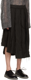 AIREI SSENSE Exclusive Black Midi Skirt