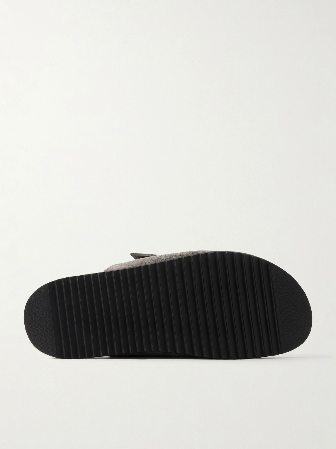 Mr P. - Suede Slides - Gray