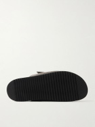 Mr P. - Suede Slides - Gray