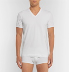 Dolce & Gabbana - Stretch-Cotton Jersey T-shirt - White