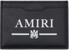 AMIRI Black Printed Card Holder