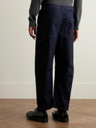 Nili Lotan - Carpenter Straight-Leg Cropped Jeans - Blue