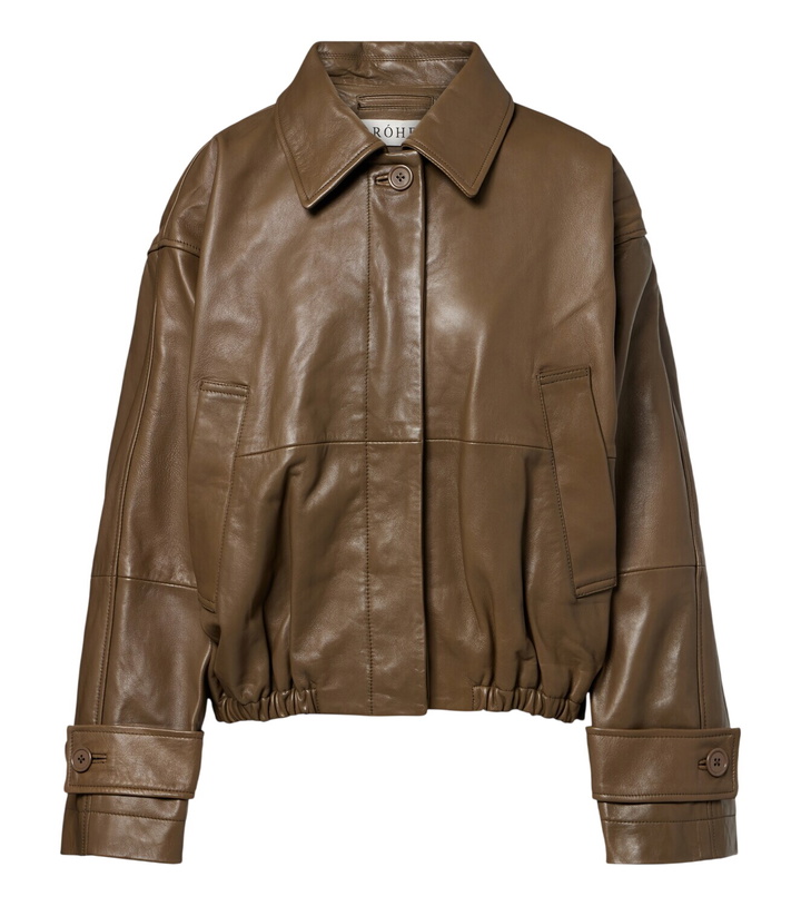 Photo: Róhe Leather blouson jacket