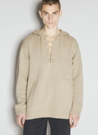 UNDERCOVER Lace-Up Hooded Sweater