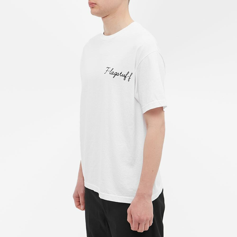 Flagstuff x Kakusen-En Agrave T-Shirt in White Flagstuff