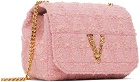 Versace Pink Fabric Bag