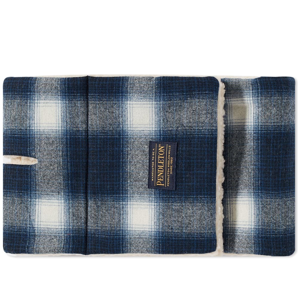 Neighborhood X Pendleton Check Boa Muffler in Black Neighborhood