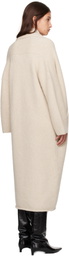 Lauren Manoogian Off-White Long Shawl Cardigan