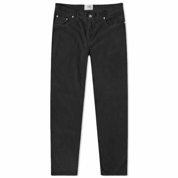 Photo: Folk Men's 5 Pocket Trouser in Soft Black