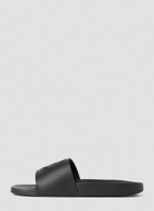 Moncler - Embossed Logo Slides in Black