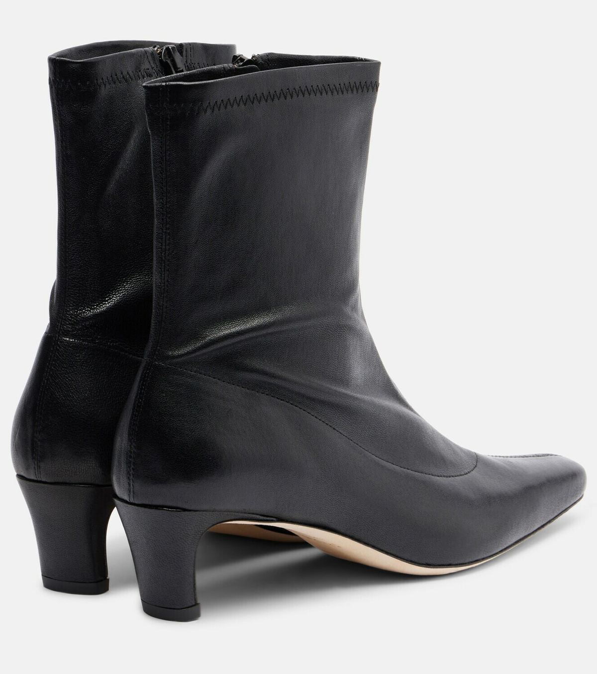Staud Wally leather ankle boots