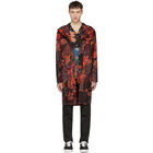 Paul Smith Red Casual Zip Coat