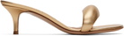 Gianvito Rossi Gold Bijoux 35 Mules