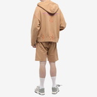 Palm Angels Men's Painted Popover Hoody in Camel Violet