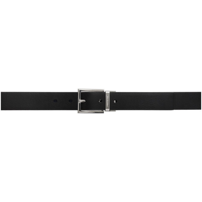 Photo: Givenchy Reversible Black and Navy Logo Buckle Belt