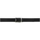 Givenchy Reversible Black and Navy Logo Buckle Belt