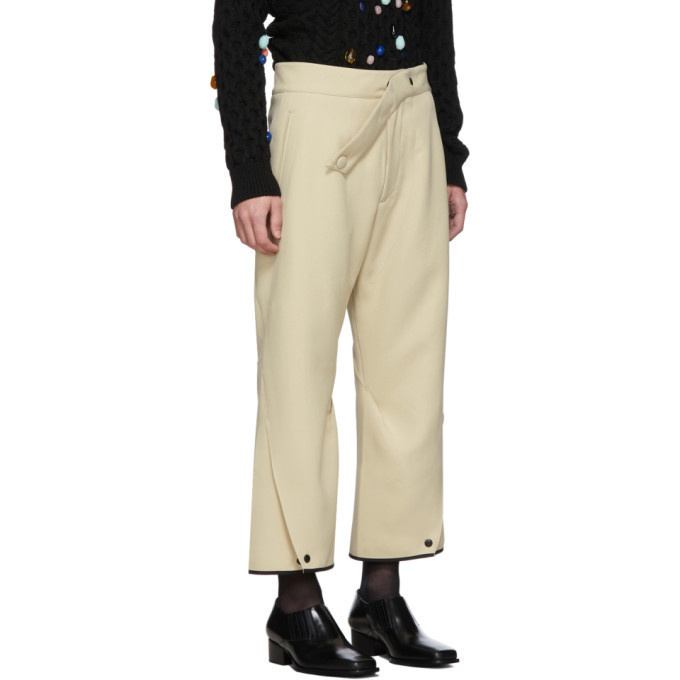 Kiko Kostadinov Off-White Lentz Trousers Kiko Kostadinov Kiko Kostadinov Off-White Lentz Trousers Kiko Kostadinov