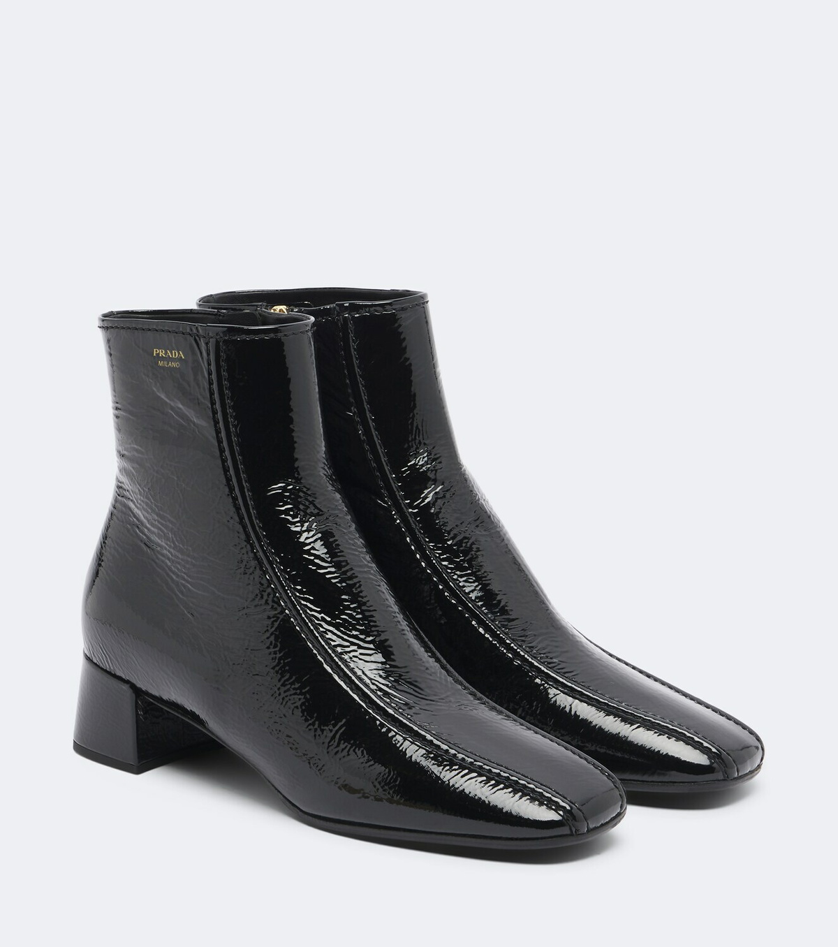 Prada Patent leather ankle boots