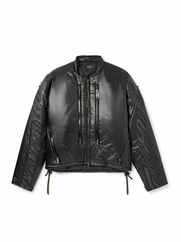 Photo: ACRONYM - J14-PX Padded Coated-Shell Bomber Jacket - Black