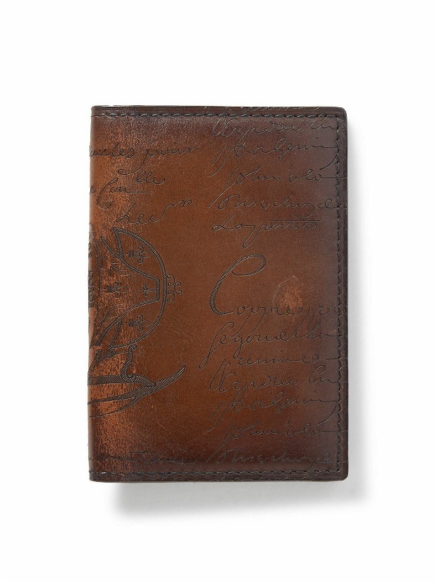 Photo: Berluti - Jagua Neo Scritto Venezia Leather Bifold Cardholder