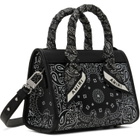 AMIRI Black Bandana Micro Triangle Bag