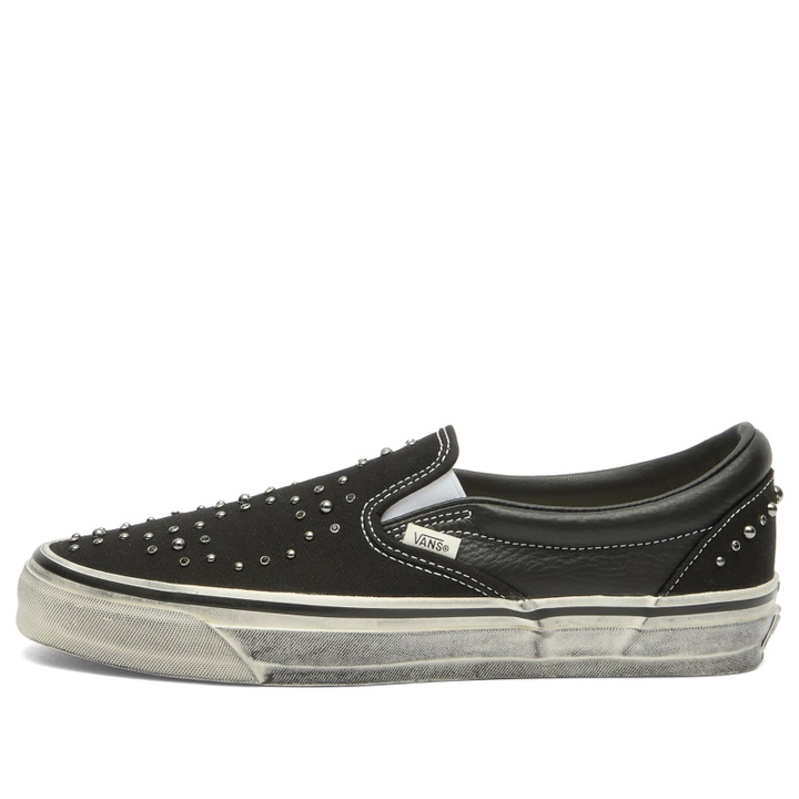 Photo: Vans LX Classic Slip-On 98 Sneaker in Pearlized Black
