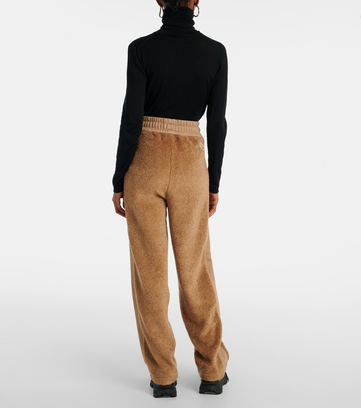 Moncler Faux fur sweatpants