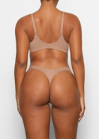 Skims Stretch-jersey Push-up bra Light Brown