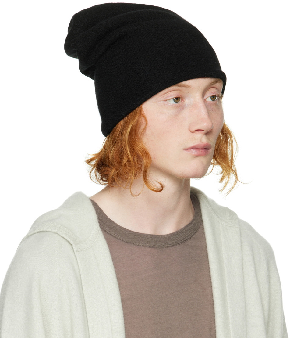 Frenckenberger Black Cashmere Beanie