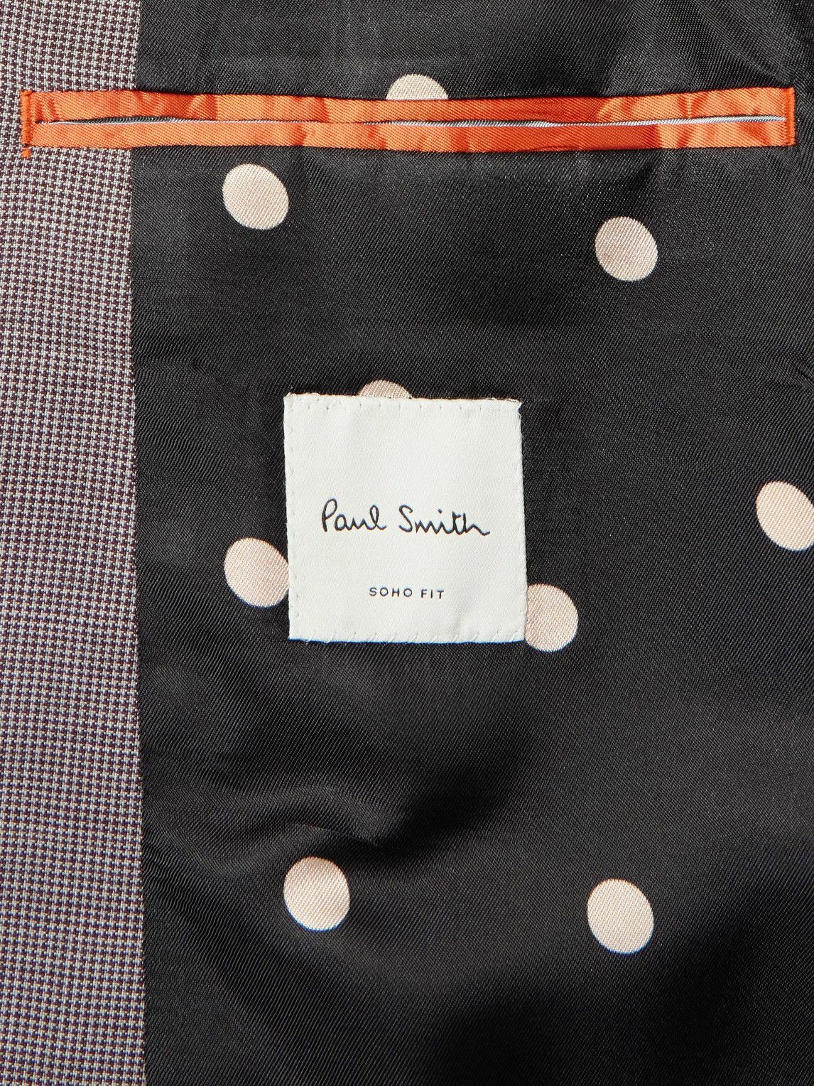 Paul Smith - Houndstooth Wool Blazer - Brown