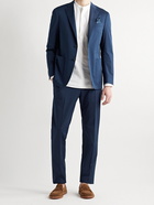 Canali - Kei Slim-Fit Cotton-Blend Twill Suit Jacket - Blue