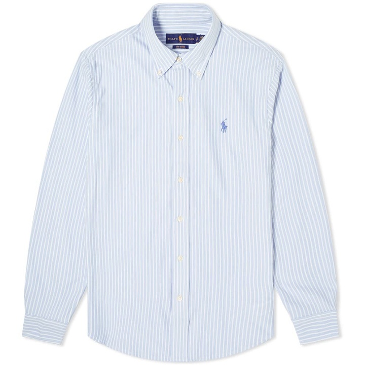 Photo: Polo Ralph Lauren Button Down Striped Pique Shirt