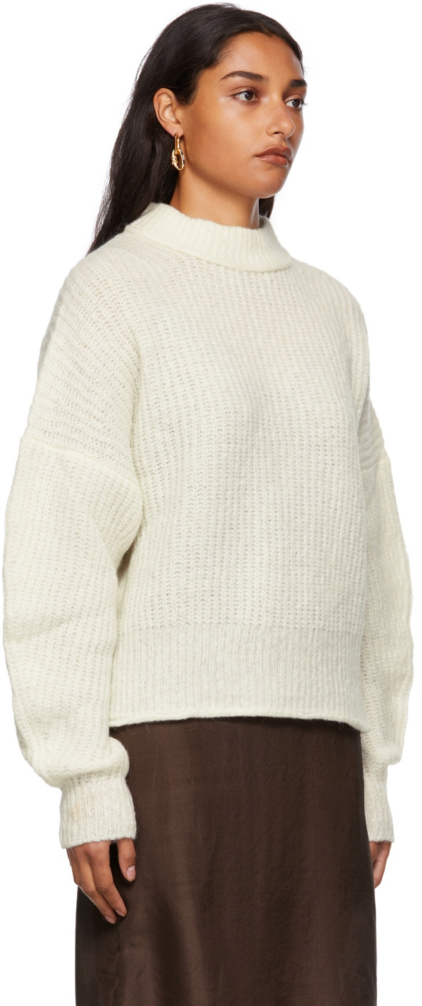 RUS Off-White Alpaca & Merino Wakusei Sweater Rus